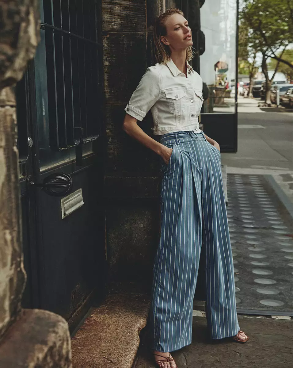 Veronica Beard Maliyah Striped Wide-Leg Pant 6 Veronica Beard Maliyah Striped Wide-Leg Pant - Image 6