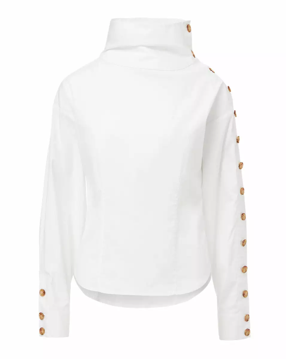 Veronica Beard Fauri Asymmetrical Poplin Shirt 5 Veronica Beard Fauri Asymmetrical Poplin Shirt - Image 5