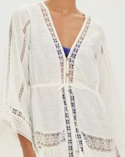 Veronica Beard Minoru Cotton Dress -Veronica Beard Sales 2023 2302co8420537 white product 03 8bb9a535