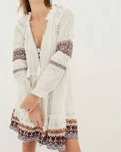 Veronica Beard Danica Tunic Dress -Veronica Beard Sales 2023 2302co8820521 offwhitemulti product 03 1d5b7630