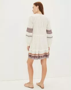 Veronica Beard Danica Tunic Dress -Veronica Beard Sales 2023 2302co8820521 offwhitemulti product 04 b267e7e7