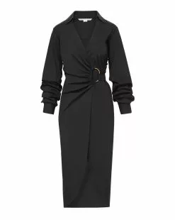Veronica Beard Afton Wrap Dress 14 Veronica Beard Afton Wrap Dress -Veronica Beard Sales 2023 2302scp20562 black eff5f317
