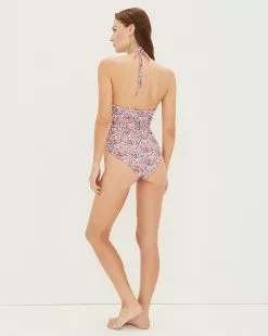 Veronica Beard Hazina Paisley Swimsuit 8 Veronica Beard Hazina Paisley Swimsuit -Veronica Beard Sales 2023 2302sw1600222 watermelon EF 80 A2bluemulti product 04 764730a6