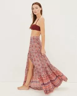 Veronica Beard Serence Paisley Skirt