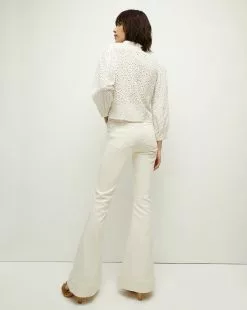 Veronica Beard Vitale Eyelet Top -Veronica Beard Sales 2023 2303EY2840471 WHT PRODUCT 03 1128d472 452a 4329 9b33 5864443c0a9c