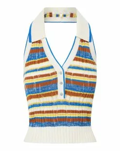 Veronica Beard Lirra Knit Halter Top -Veronica Beard Sales 2023 2304KN5009819