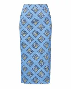 Veronica Beard Troye Linen Skirt -Veronica Beard Sales 2023 2304LN2930301