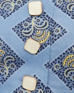 Veronica Beard Ziene Linen Top 8 Veronica Beard Ziene Linen Top -Veronica Beard Sales 2023 2304LN2940426 LIGHTBLUEMULTI PRODUCT 03