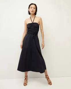 Veronica Beard Tucker Dress -Veronica Beard Sales 2023 2304SCP20598 NAVY PRODUCT 01