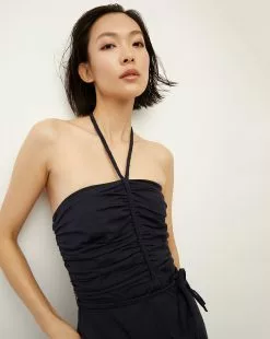 Veronica Beard Tucker Dress -Veronica Beard Sales 2023 2304SCP20598 NAVY PRODUCT 03