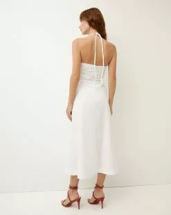 Veronica Beard Tucker Dress -Veronica Beard Sales 2023 2304SCP20598 WHITE PRODUCT 06