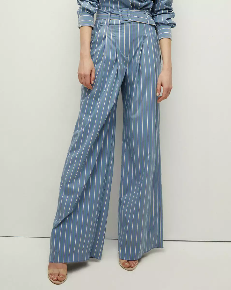 Veronica Beard Maliyah Striped Wide-Leg Pant 2 Veronica Beard Maliyah Striped Wide-Leg Pant - Image 2