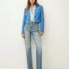 Veronica Beard Behren Cropped Jacket -Veronica Beard Sales 2023 2304SU4910430 AZUREBLUE PRODUCT 02