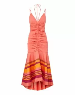Veronica Beard Fitz Halter Dress 17 Veronica Beard Fitz Halter Dress -Veronica Beard Sales 2023 2305CO3120585 CORALMULTI