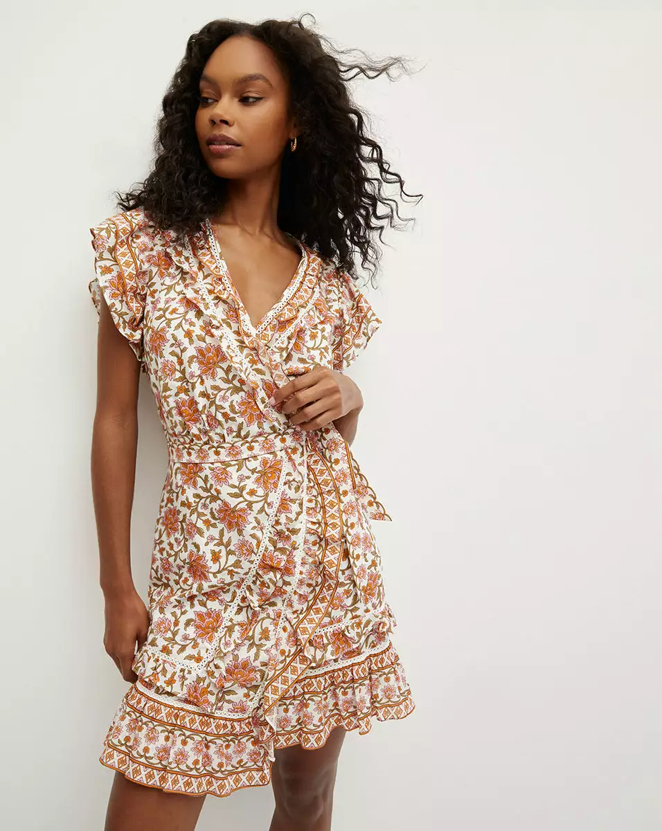 Veronica Beard Mikhail Floral Block-Print Dress 2 Veronica Beard Mikhail Floral Block-Print Dress - Image 2