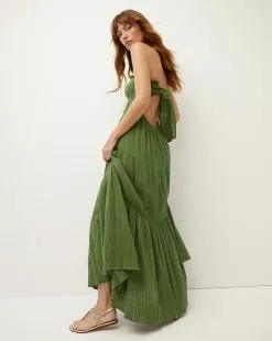 Veronica Beard Mckinney Cotton Dress -Veronica Beard Sales 2023 2305CO8120535 FORESTARMY PRODUCT 01