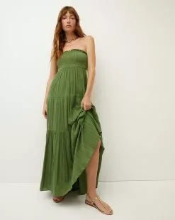 Veronica Beard Mckinney Cotton Dress -Veronica Beard Sales 2023 2305CO8120535 FORESTARMY PRODUCT 02