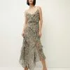 Veronica Beard Avenel Scarf-Hem Dress -Veronica Beard Sales 2023 2305GGT0620097 FORESTARMYMULTI PRODUCT 01