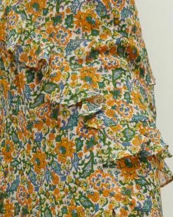 Veronica Beard Eleonora Floral-Print Skirt -Veronica Beard Sales 2023 2305GGT063345 MULTI PRODUCT 03