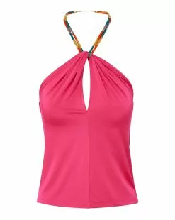 Veronica Beard Akeeva Beaded-Rope-Halter Top -Veronica Beard Sales 2023 2305JY5440488