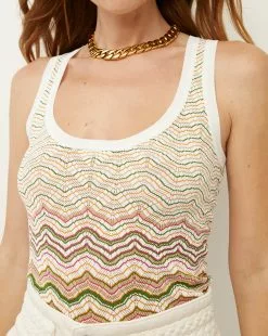 Veronica Beard Nabella Knit Tank -Veronica Beard Sales 2023 2305KN4139825 MULTI PRODUCT 03