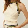 Veronica Beard Makai Knit Tank -Veronica Beard Sales 2023 2305KN5009872 ECRUMULTI PRODUCT 01
