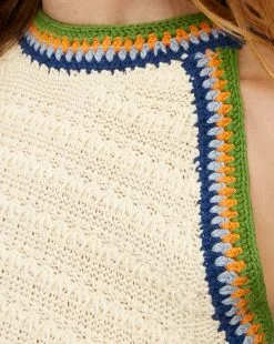 Veronica Beard Makai Knit Tank -Veronica Beard Sales 2023 2305KN5009872 ECRUMULTI PRODUCT 03 83941e29 386c 47dc 8594 13eaeefe65a6