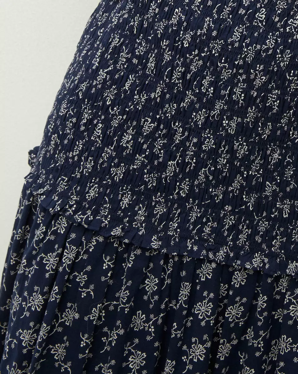 Veronica Beard Verena Smocked Cotton-Voile Dress 3 Veronica Beard Verena Smocked Cotton-Voile Dress - Image 3