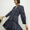 Veronica Beard Nayari Cotton-Voile Dress -Veronica Beard Sales 2023 2306CO2720665 MARINE OFFWHITE PRODUCT 01 1