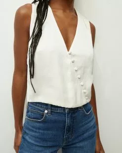 Veronica Beard Rahi Crepe Top