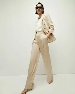 Veronica Beard Robinne Pant -Veronica Beard Sales 2023 2306CR0046472 SAND PRODUCT 03