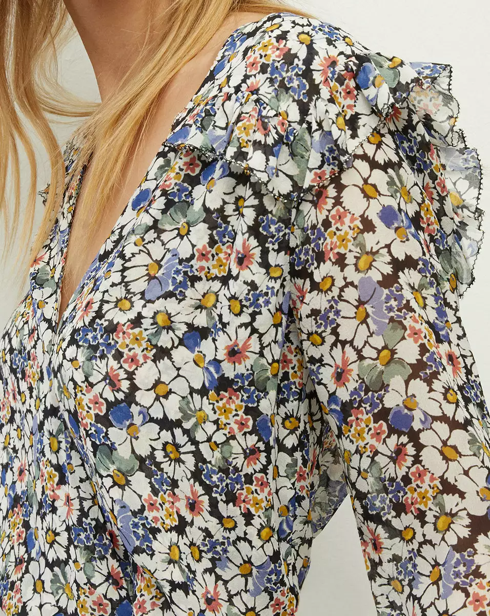 Veronica Beard Mick Floral Dress 3 Veronica Beard Mick Floral Dress - Image 3