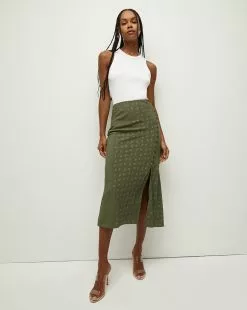 Veronica Beard Franconia Silk Jacquard Skirt