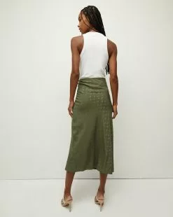 Veronica Beard Franconia Silk Jacquard Skirt -Veronica Beard Sales 2023 2306JQ2030330 BRIGHTARMY PRODUCT 03