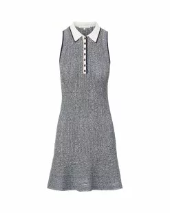 Veronica Beard Nyle Knit Dress -Veronica Beard Sales 2023 2306KN4139857 NAVYMULTI