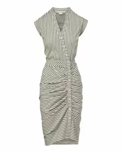 Veronica Beard Ruched Shirtdress 9 Veronica Beard Ruched Shirtdress -Veronica Beard Sales 2023 2306PO262178