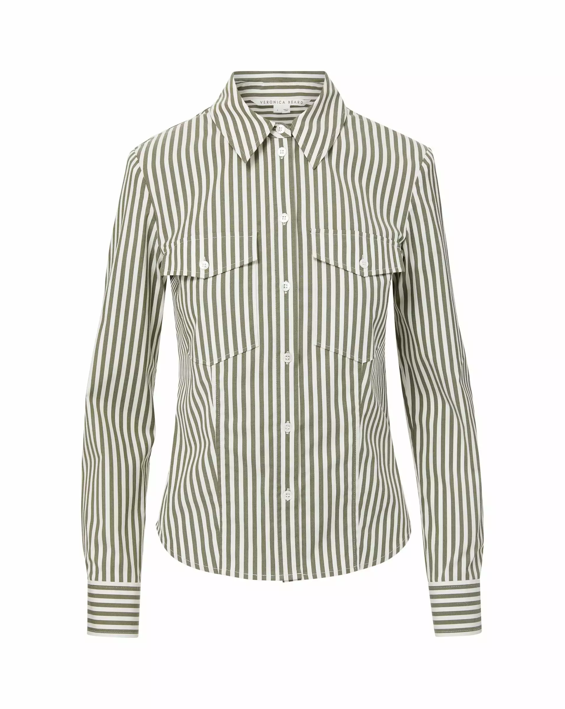 Veronica Beard Barnette Striped Button-Down Shirt 5 Veronica Beard Barnette Striped Button-Down Shirt - Image 5