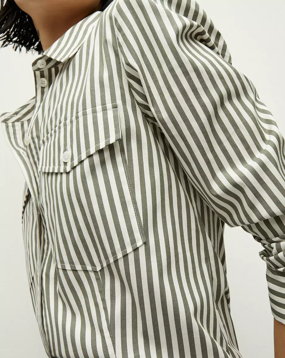 Veronica Beard Barnette Striped Button-Down Shirt 3 Veronica Beard Barnette Striped Button-Down Shirt - Image 3
