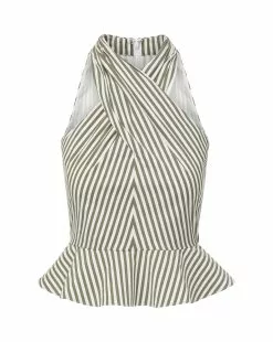 Veronica Beard Drey Striped Top 11 Veronica Beard Drey Striped Top -Veronica Beard Sales 2023 2306PO2640568 BRIGHTARMY WHITE 84c48440 373e 4586 8e25 624ae564ffcd