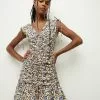 Veronica Beard Jackson Floral-Print Dress -Veronica Beard Sales 2023 2306PO2720630 BLKMULTI PRODUCT 01
