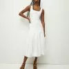 Veronica Beard Jolie Midi Dress -Veronica Beard Sales 2023 2306SCP20629 WHT PRODUCT 01