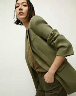 Veronica Beard Sevi Linen Jacket -Veronica Beard Sales 2023 2306SU2110471 BRIGHTARMY PRODUCT 03