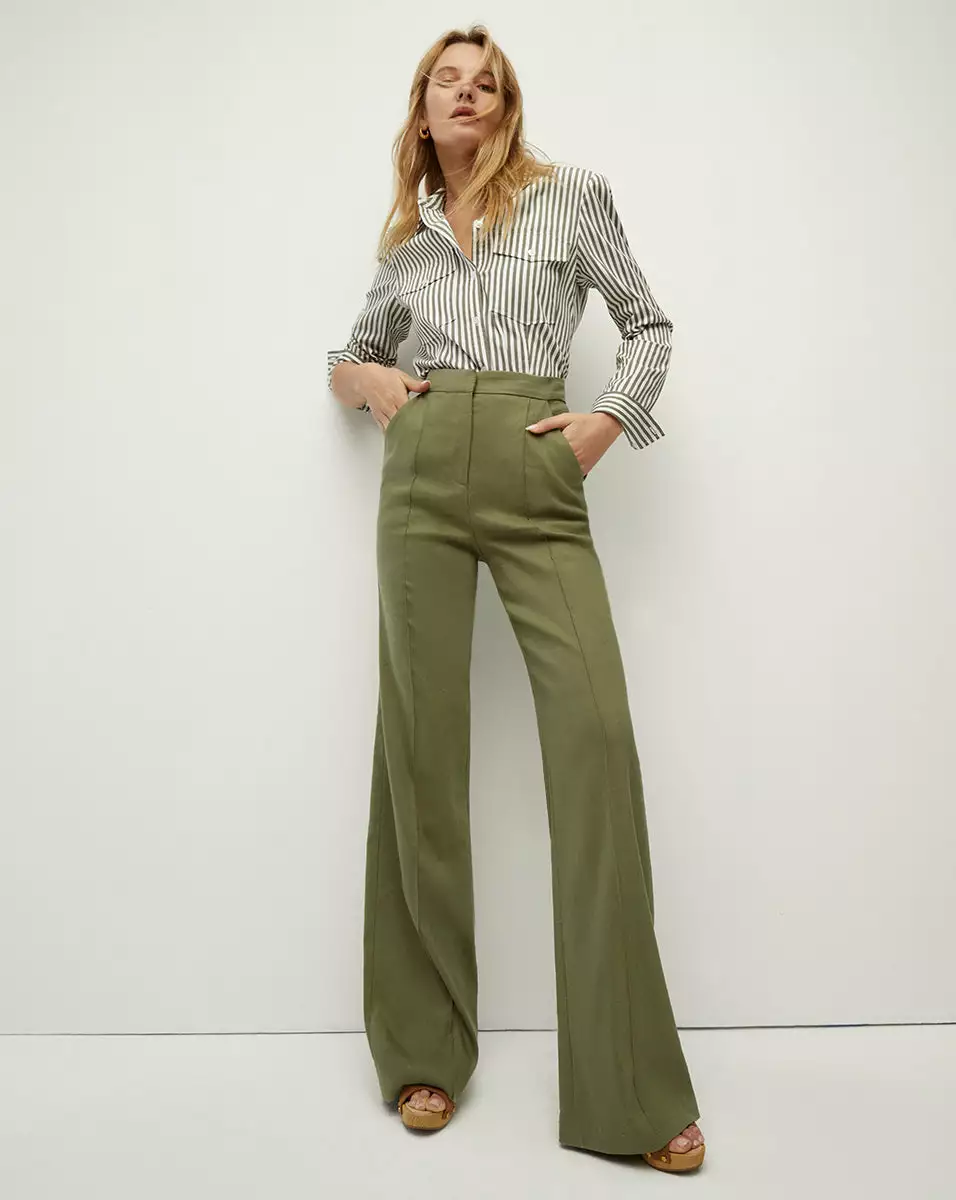 Veronica Beard Noda Linen Pant 1 Veronica Beard Noda Linen Pant