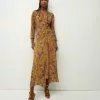 Veronica Beard Ferrara Dress -Veronica Beard Sales 2023 2307GGT0620782 SAFFRONMULTI PRODUCT 01