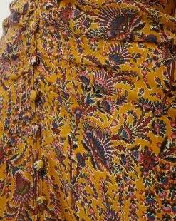 Veronica Beard Ferrara Dress -Veronica Beard Sales 2023 2307GGT0620782 SAFFRONMULTI PRODUCT 04