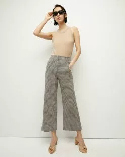 Veronica Beard Dova Houndstooth Pant