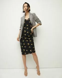 Veronica Beard Shara Floral Stretch-Silk Dress 11 Veronica Beard Shara Floral Stretch-Silk Dress -Veronica Beard Sales 2023 2307JQ2120645 BLKMULTI PRODUCT 05