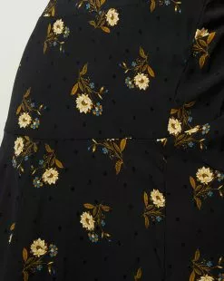 Veronica Beard Wixson Floral Dress -Veronica Beard Sales 2023 2307JQ21D062 BLKMULTI PRODUCT 03