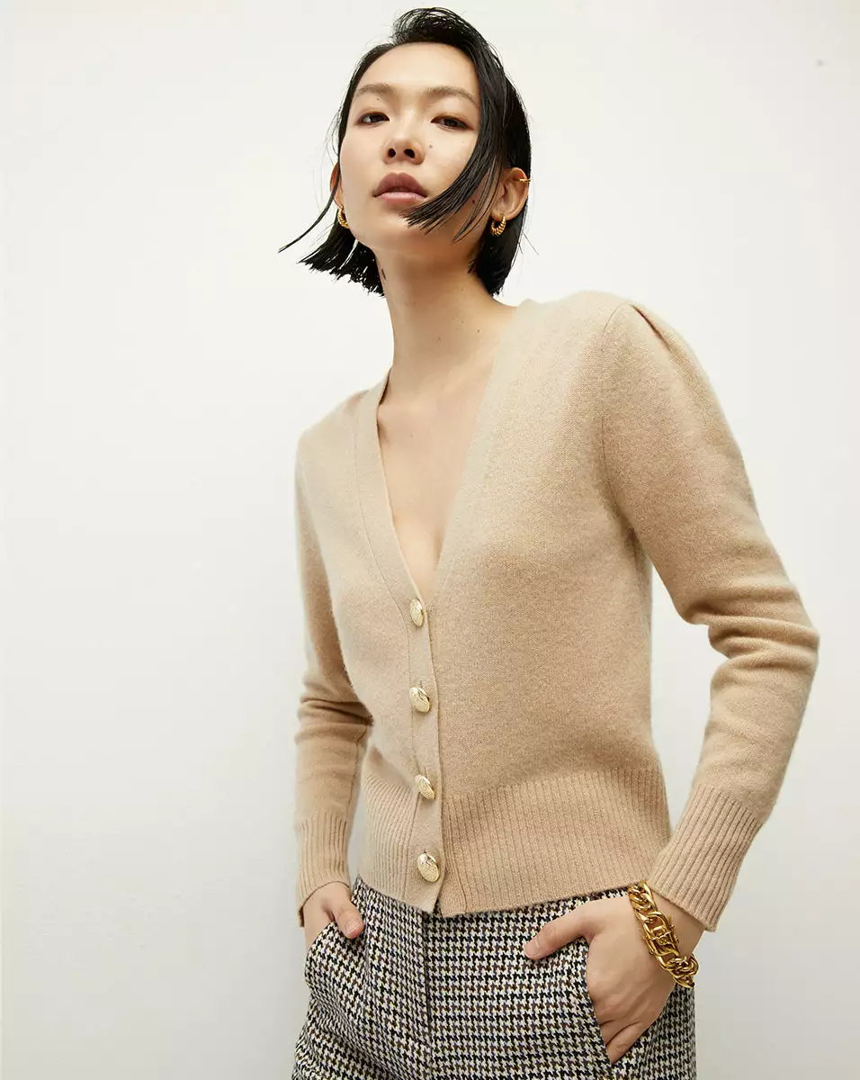Veronica Beard Solene Cashmere Cardigan 1 Veronica Beard Solene Cashmere Cardigan