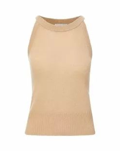 Veronica Beard Myrick Cashmere Tank -Veronica Beard Sales 2023 2307KN0889862 BEIGE 6060c327 aeee 4f86 9faa 78dd03ca3159